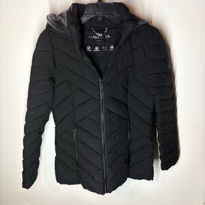 Nautica Women's Black Puffer Jacket
